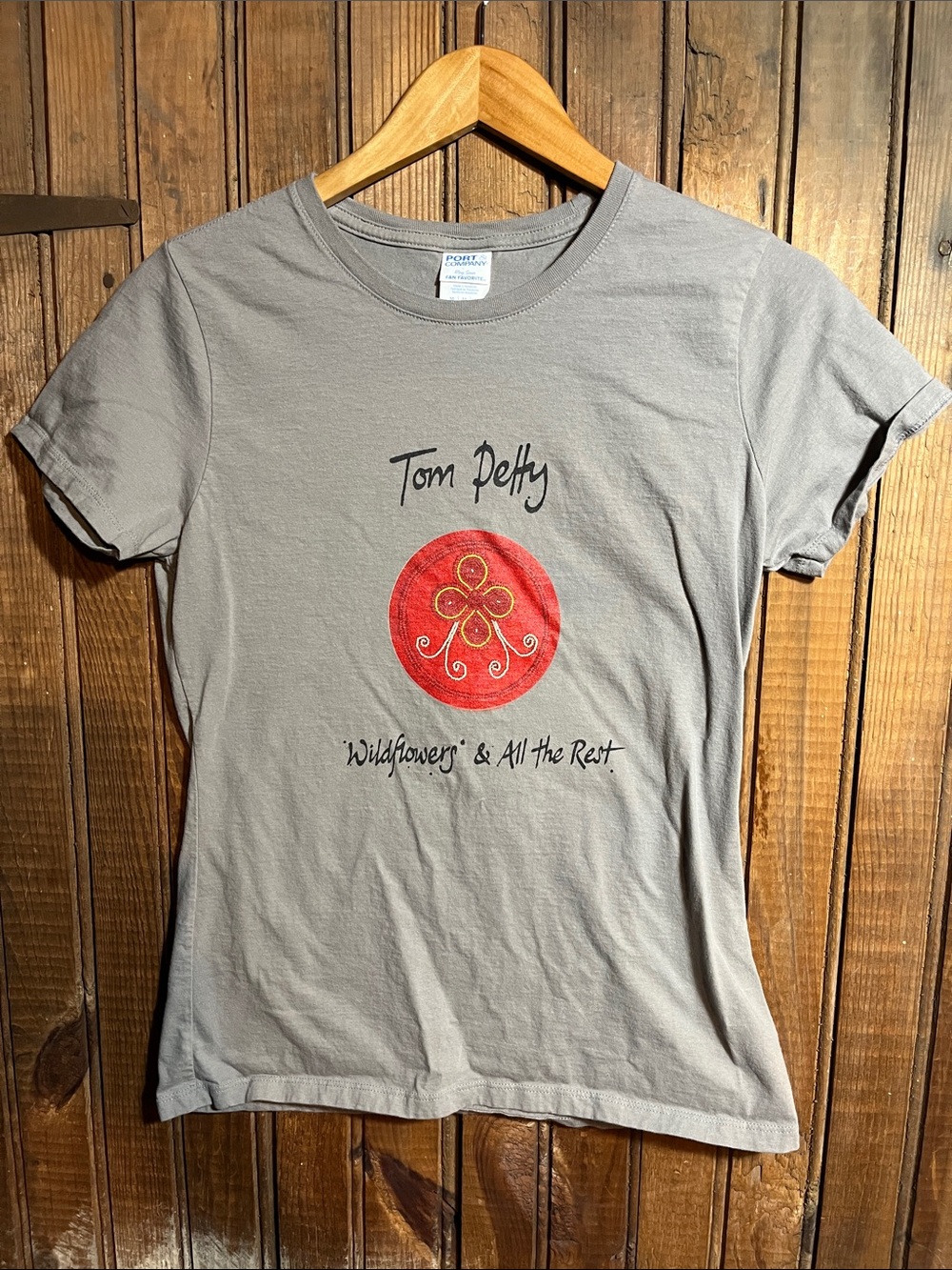 Tom Petty "Wildflowers & All the Rest" Gray Graphic Tee